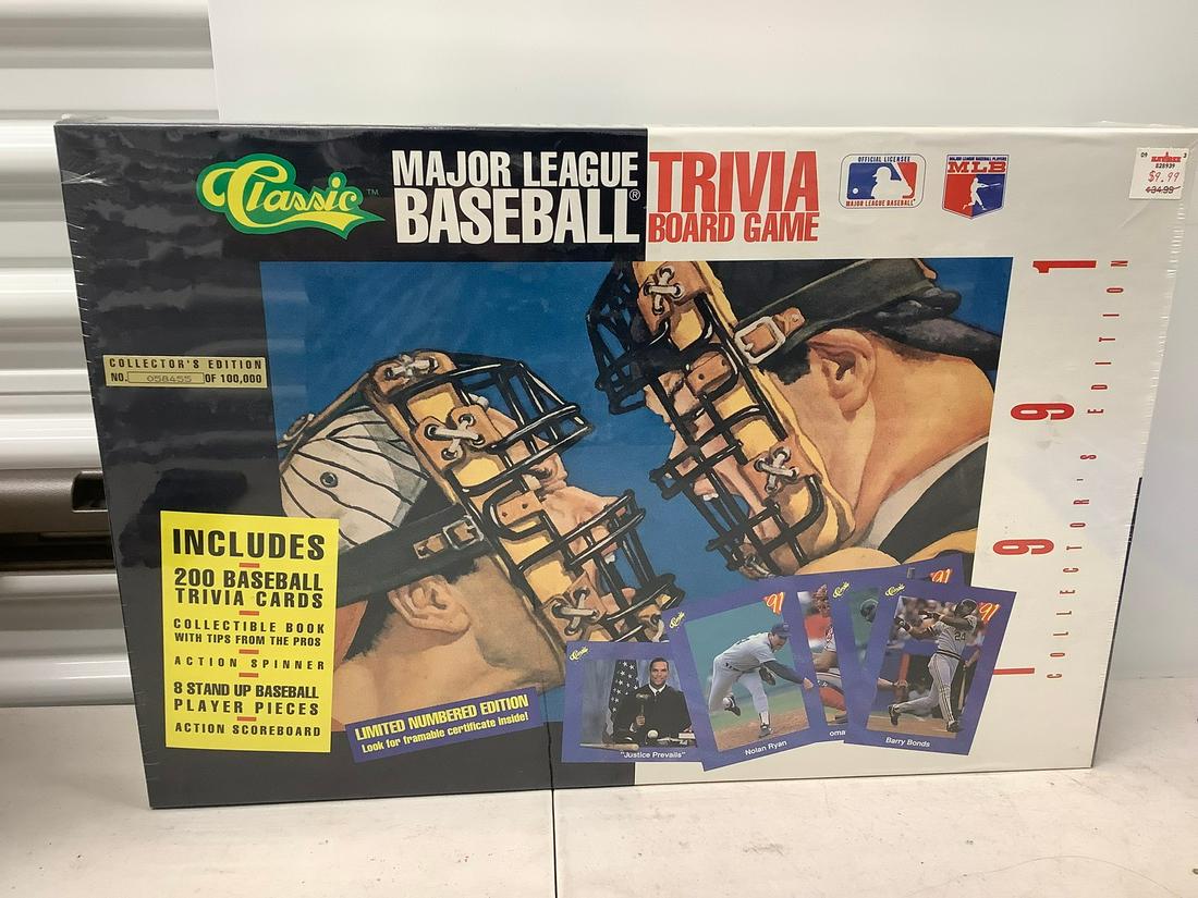 Classic MLB trivia board game sealed 1991 limited /100,000 (1 of 1)