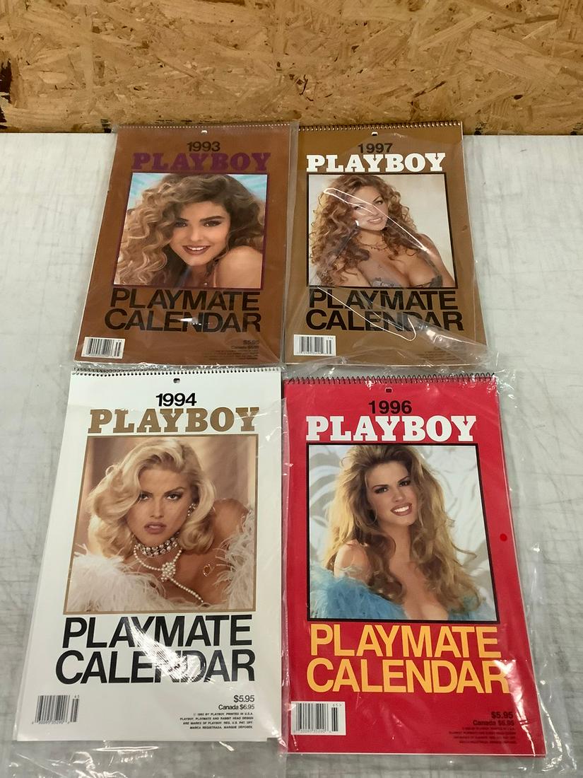 Lot of vintage Playboy Playmate calendars (1 of 1)