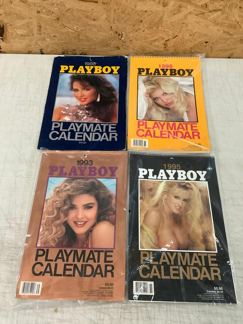 Lot of vintage Playboy Playmate calendars (1 of 1)
