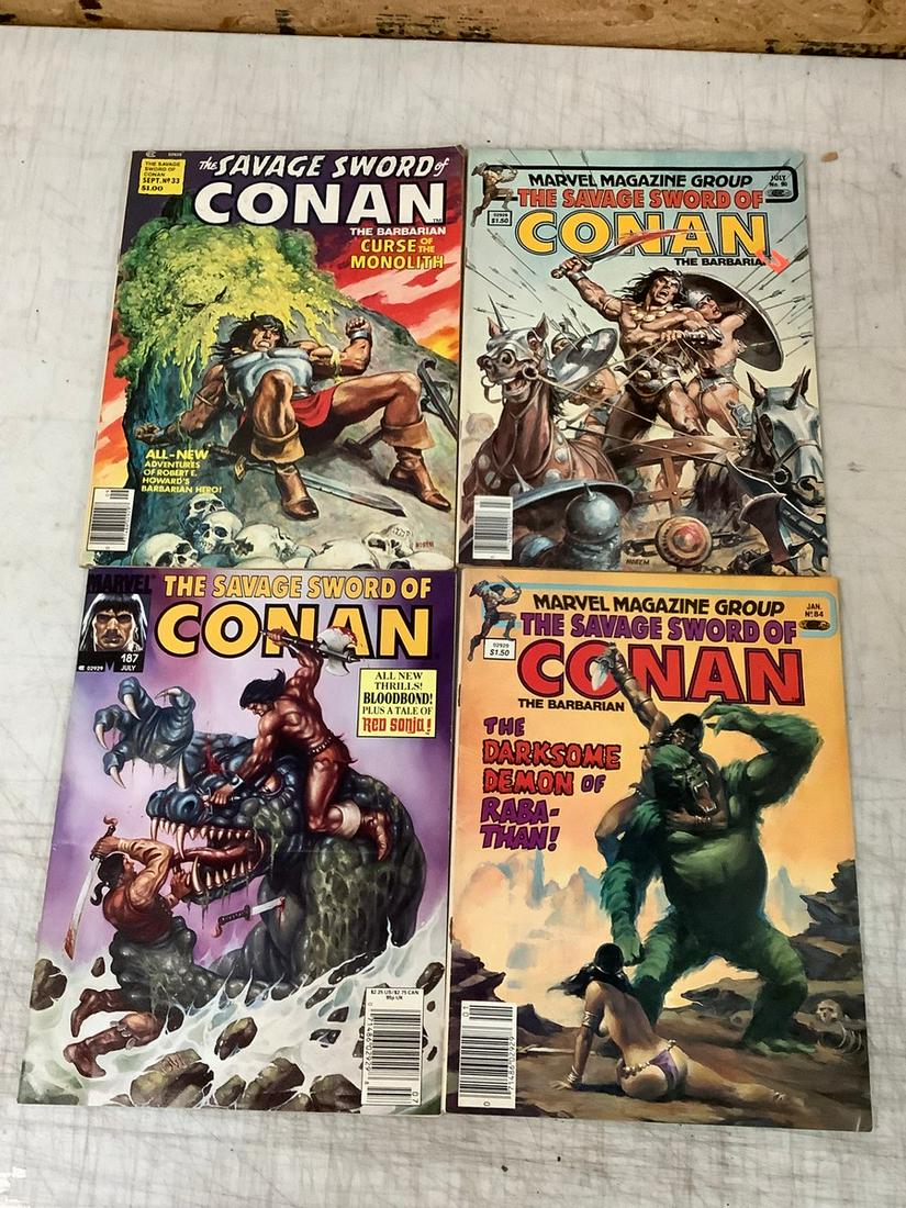 The Savage Sword of Conan Comic Books (1 of 1)