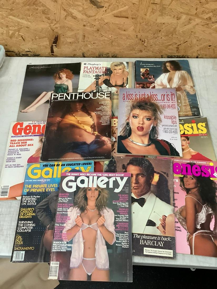 Large Lot of Vintage Adults Magazines incl Playboy: Large Lot of Vintage Adults Magazines incl Playboy