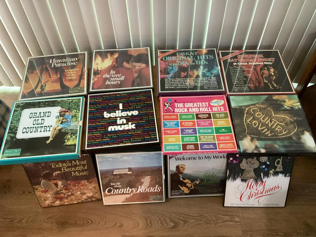 Large lot of Vintage Record Box Sets - Many Still Sealed (1 of 1)