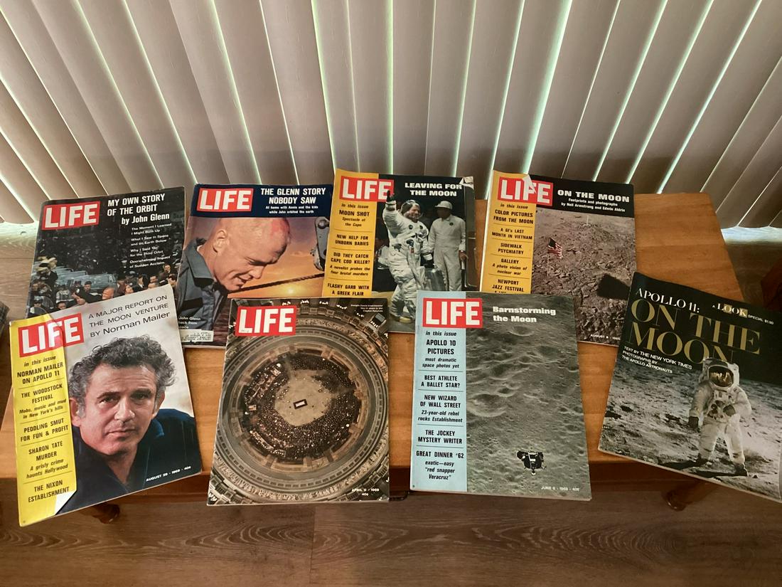 Large lot of 1960s Life Magazines - Moon Landing & More (1 of 1)