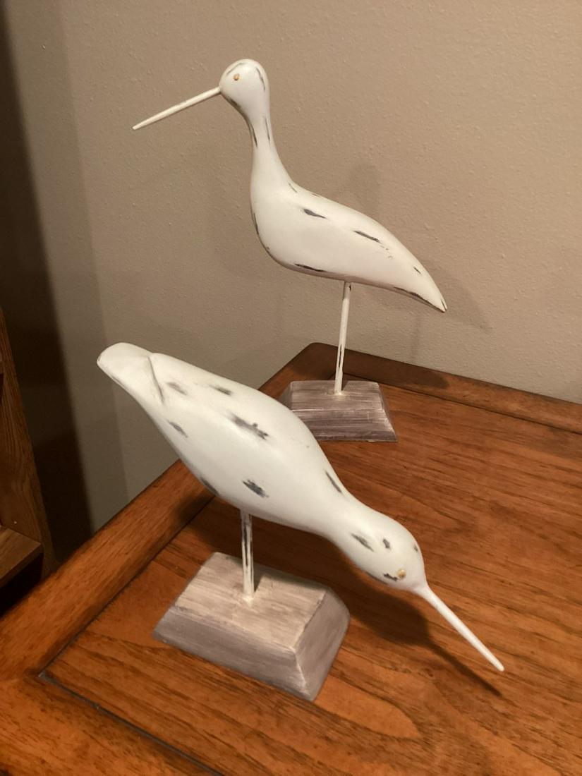 Pair of Fortunoff Sea Bird Statues tallest 12" (1 of 1)