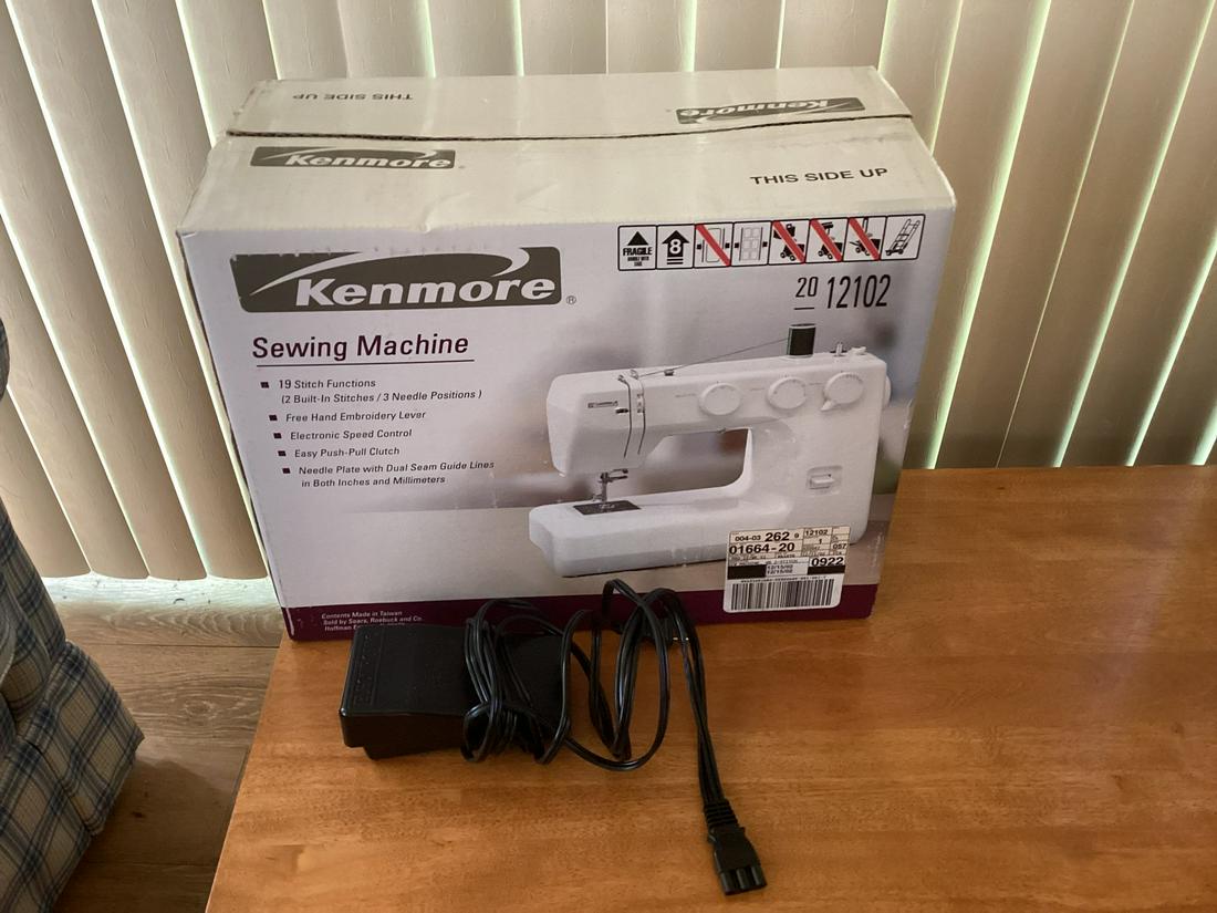 Kenmore Sewing Machine in the Box with Foot Pedal & Papers (1 of 1)