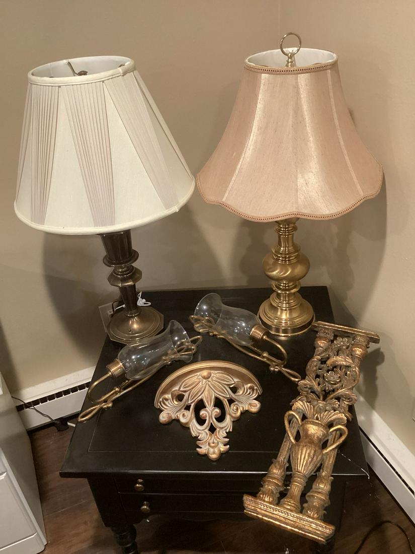 Lamps, Hurricane Candle Wall Sconces, Shelf and more (1 of 1)