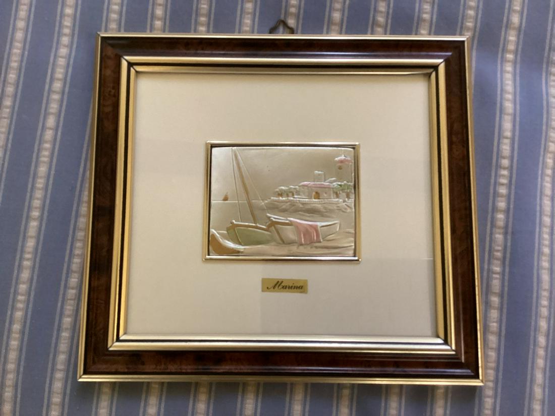 Linea Argenta 925 Italian Etching 8.75"x7.75" (0059) on May 30, 2022