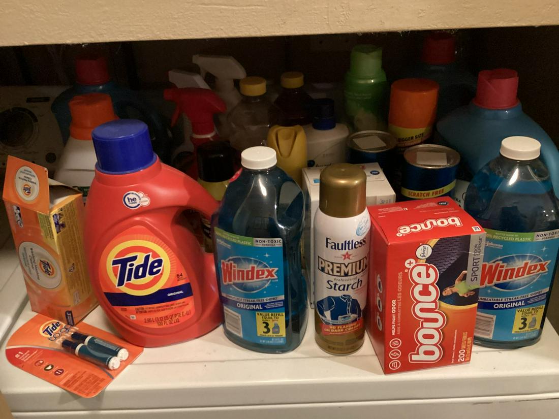 Large lot of  Laundry Detergent & Cleaners (1 of 1)