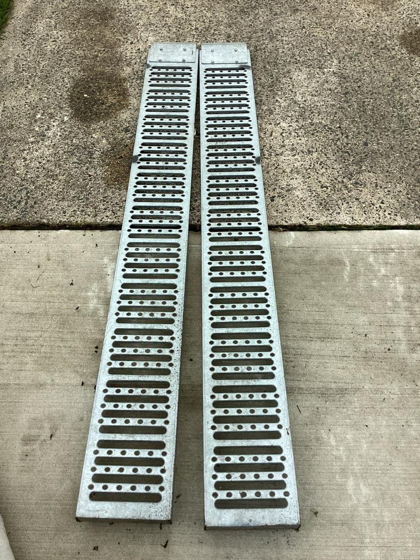 Haul Master Steel Loading Ramps 84"x10" (1 of 1)