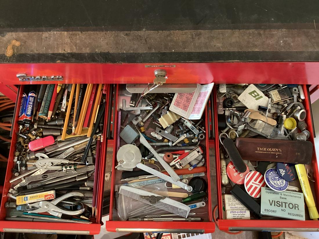 Contents of Top Three Drawers of Tool Chest (1 of 1)