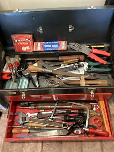 Vintage Rem Line Tool Box full of Tools: Vintage Rem Line Tool Box full of Tools