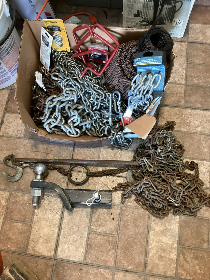 Box of Chain, Ball And Hitch and more: Box of Chain, Ball And Hitch and more