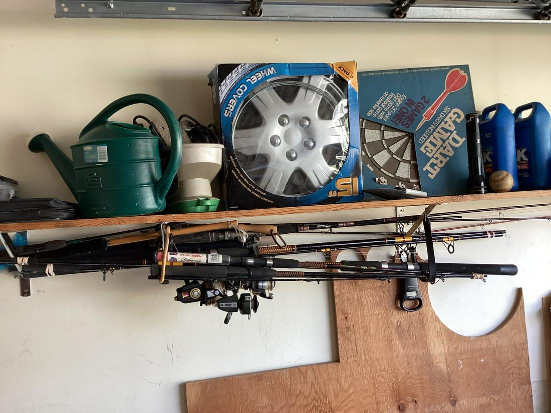 Lot of Fishing Rods & Reels - Penn 7500, Garci Mitchell and more (1 of 1)