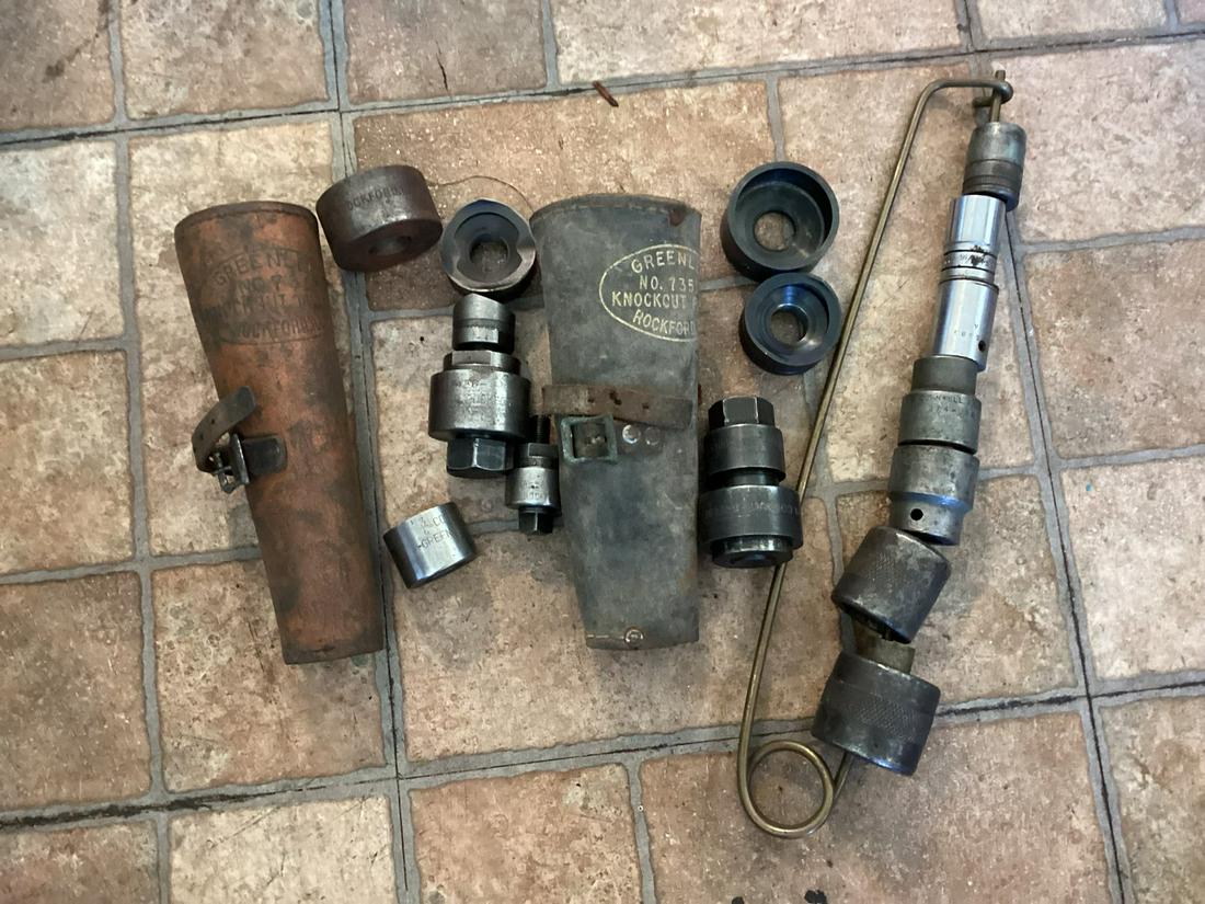 Greenlee Knockout Punch Sets No 735 & 735BB and more (1 of 1)