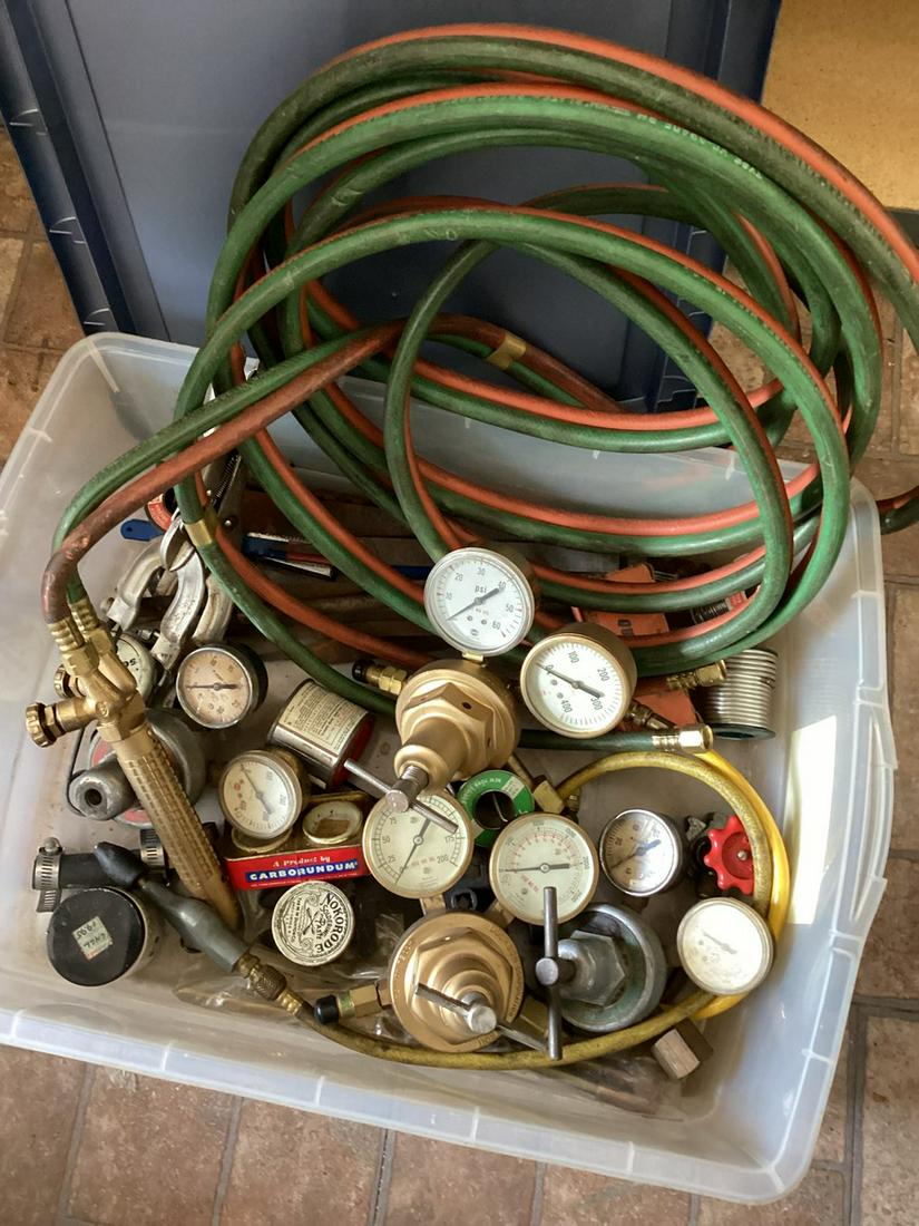 Tote of Torch Gauges and more (1 of 1)