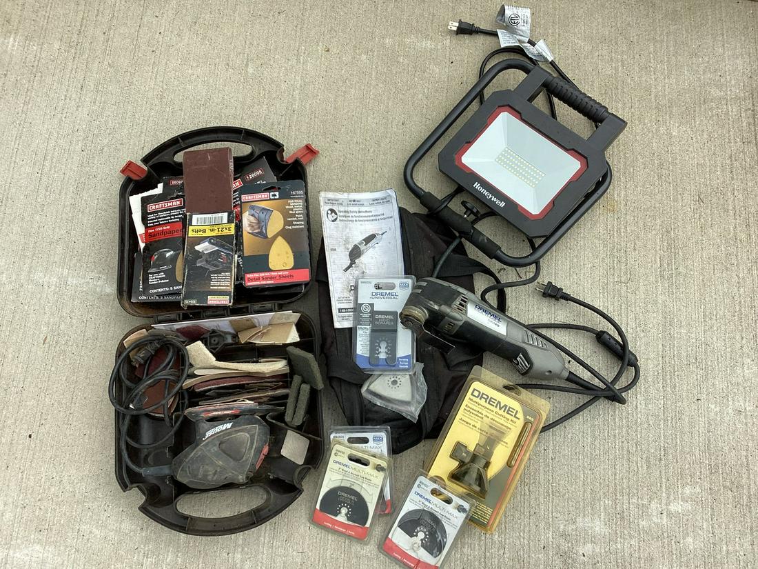 Dremel MultiMax & Craftsman Mouse Tools with accessories & Worklight (1 of 1)