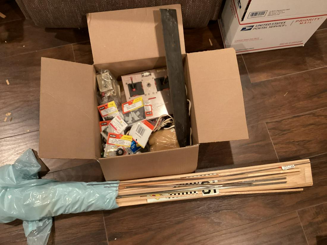 Box of Airplaine Model Parts (1 of 1)
