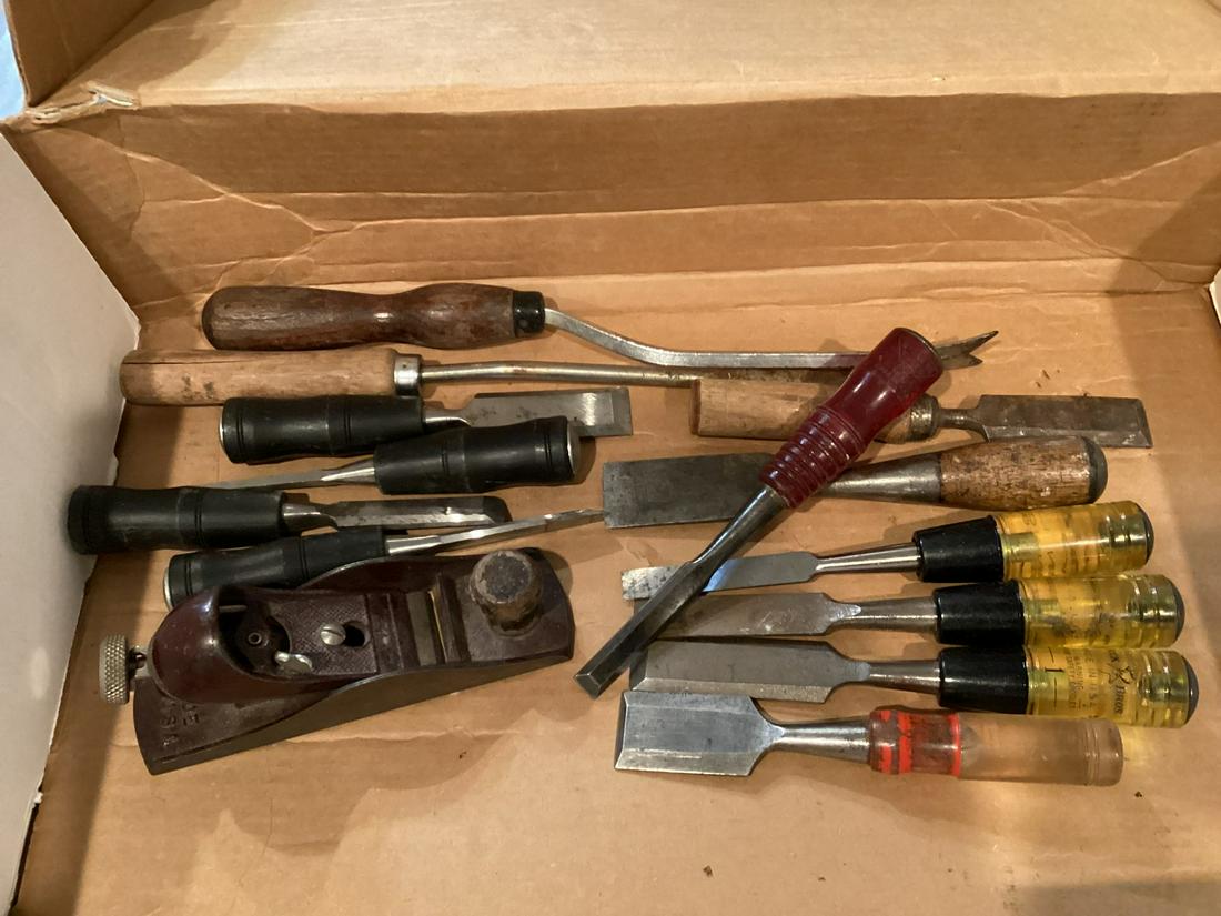 Box of Woodworking Tools: Box of Woodworking Tools