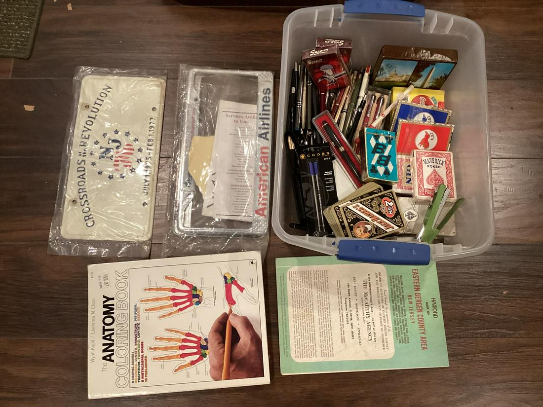 Vintage Playing Cards, Pens, Cross Refill and more (1 of 1)
