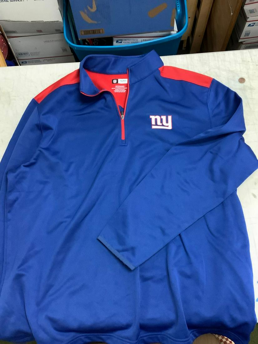 XXL New York Giants Half-Zip Jacket (1 of 1)