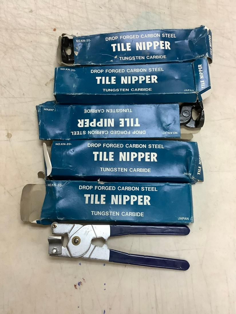 Lot of Tile Nippers: Lot of Tile Nippers