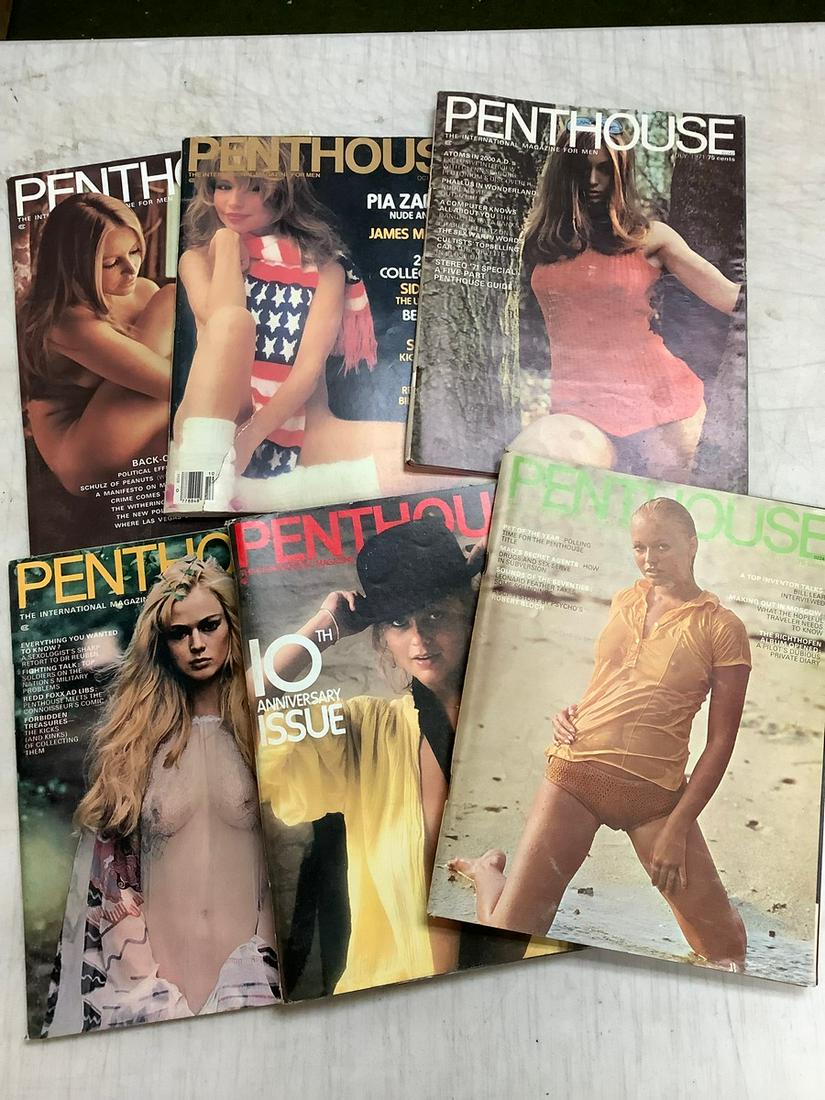 Lot of Penthouse Magazines 1970s and 80s (1 of 1)