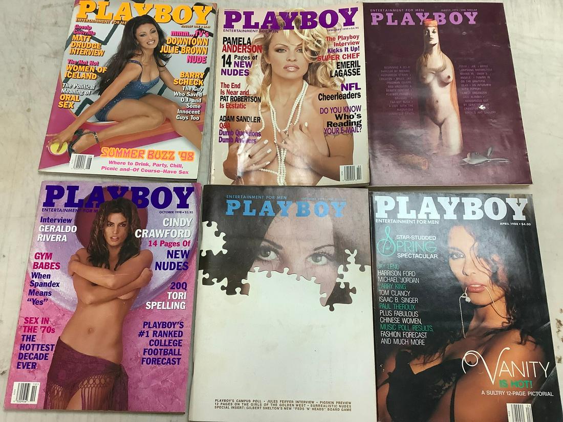 Large lot of Playboys 1970s-90s: Large lot of Playboys 1970s-90s