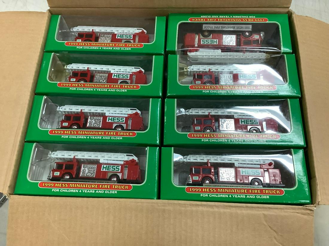 Full Case of 24 1999 Collectible Hess Mini Fire Trucks (1 of 1)