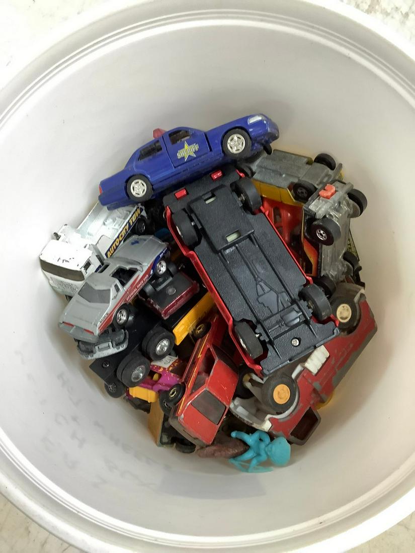 Bucket Full of Matchbox, HotWheels, Hess, Cars and more (1 of 1)