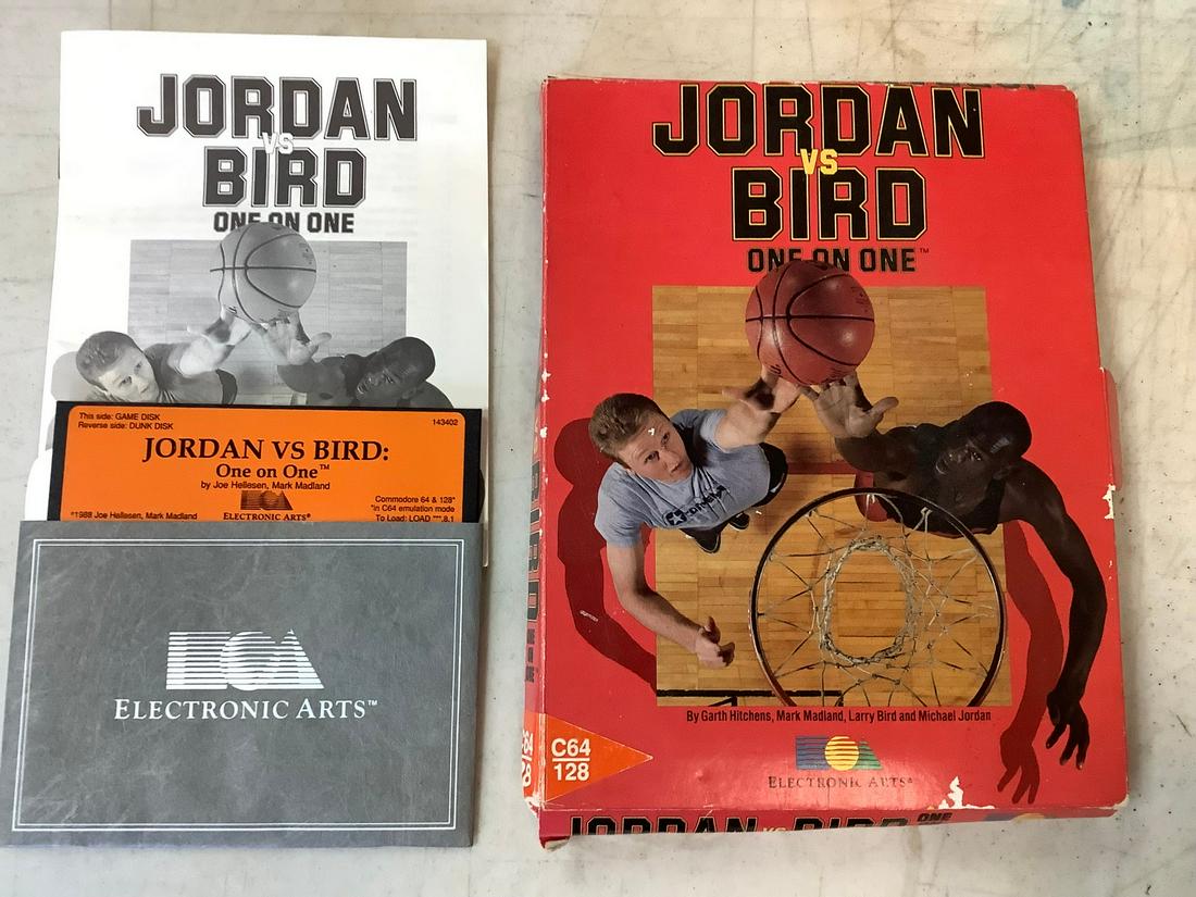 Jordan vs Bird 1 on 1 for Commodore 64 and 128 (1 of 1)