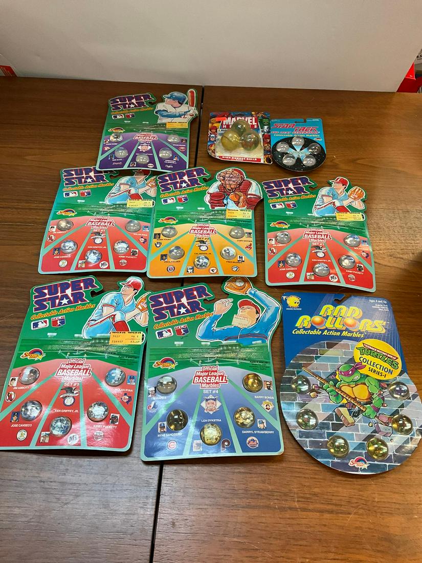 Lot of super star action marbles: Lot of super star action marbles