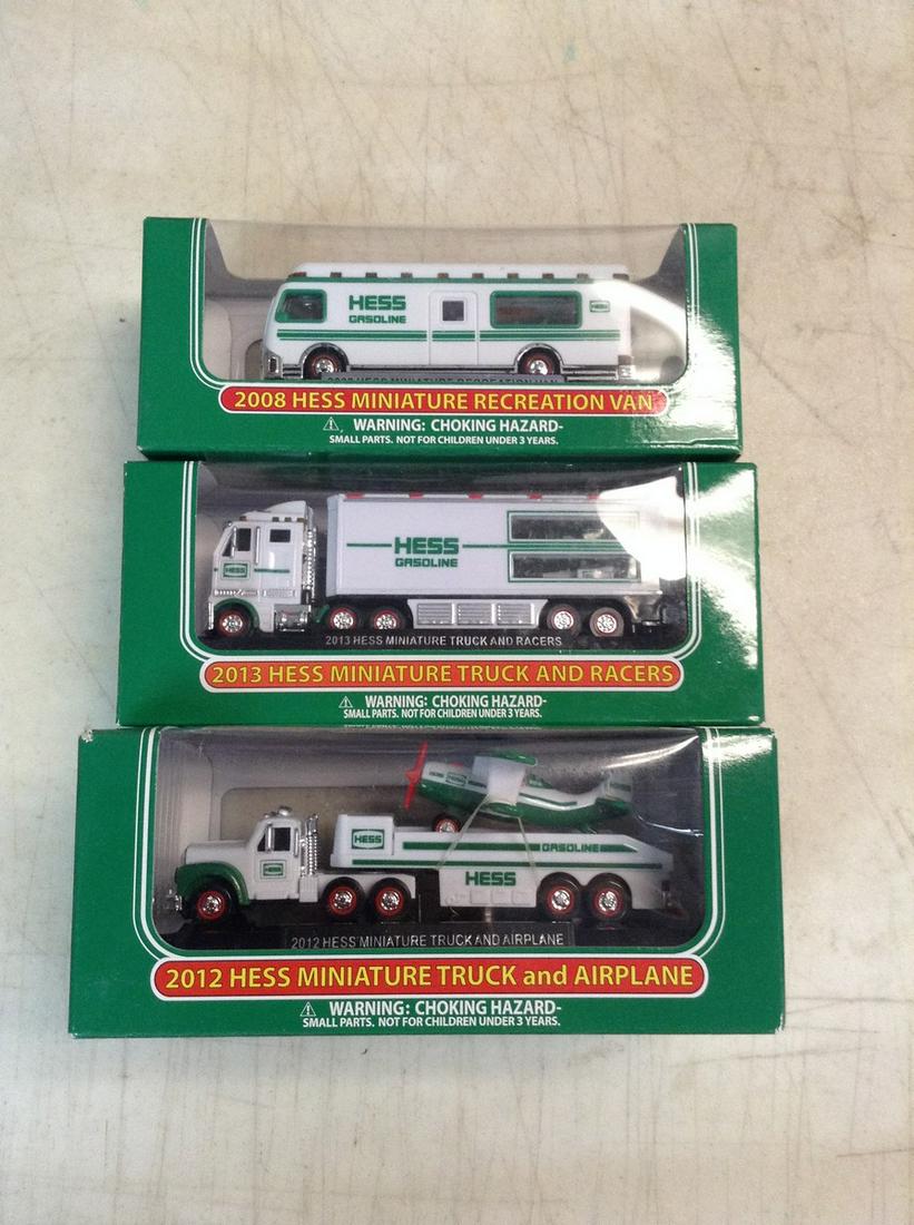 Lot of 2008-2013 Hess Miniature Trucks in Boxes: Lot of 2008-2013 Hess Miniature Trucks in Boxes