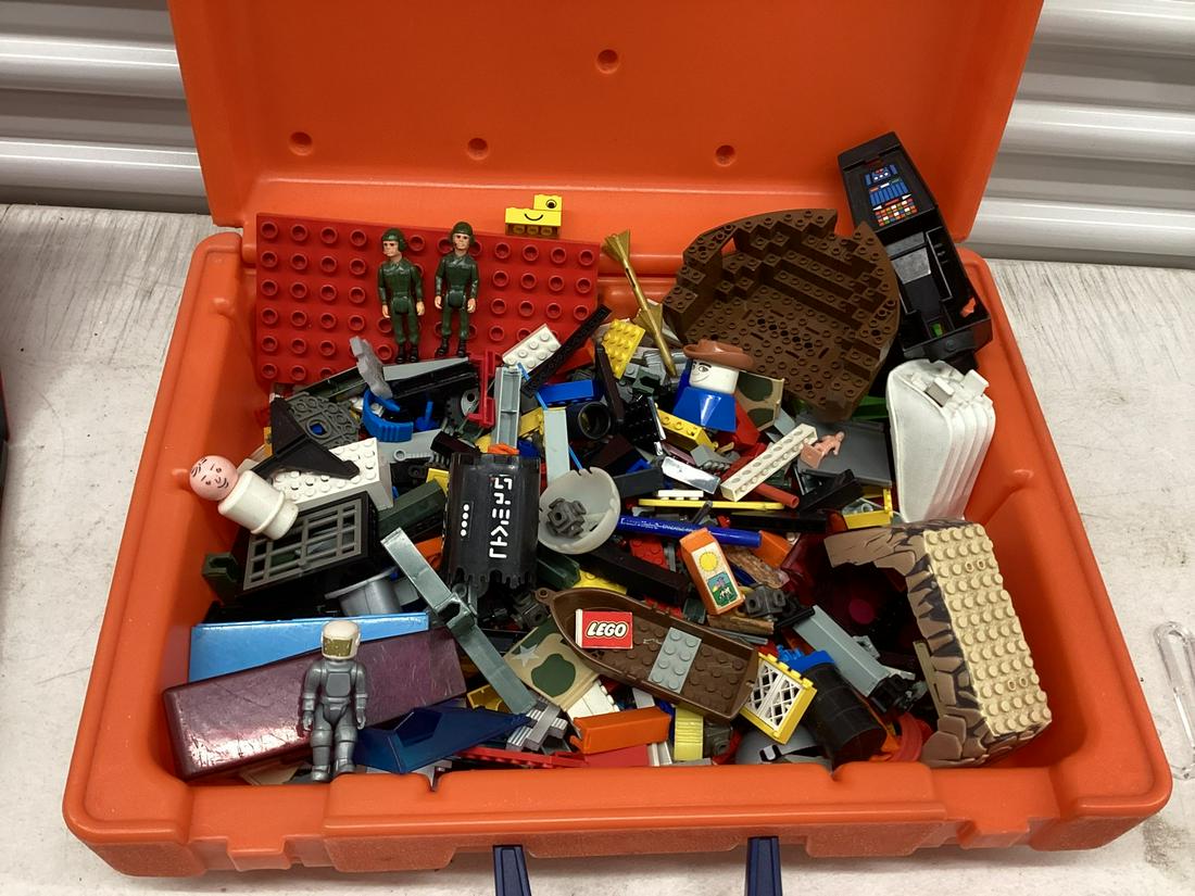 Case full of Vintage Legos & More: Case full of Vintage Legos & More