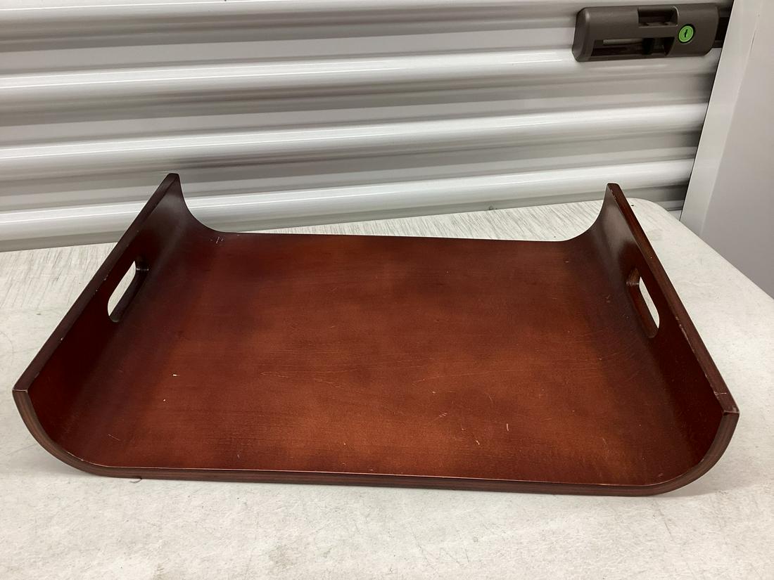 Large Wood Coffee Table Tray 20.75"x15" (1 of 1)