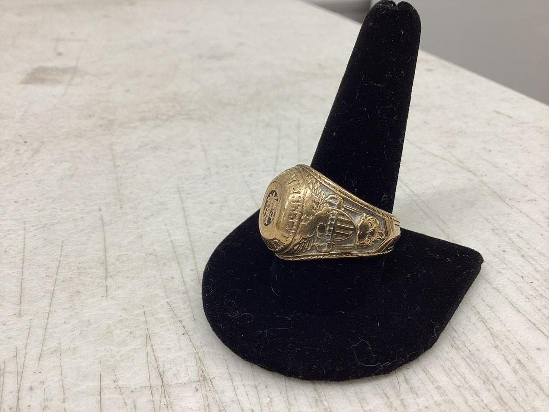 Gold 1964 Clemson Class Ring Marked 10K Heavy (1 of 1)