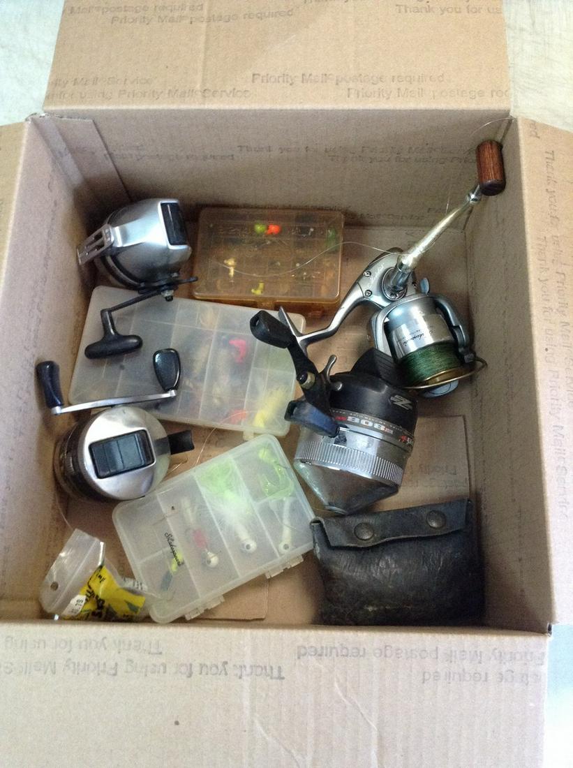 Lot of fishing reels, lures and more (1 of 1)