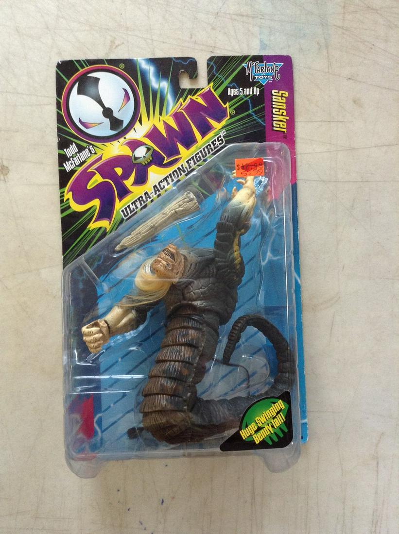 Spawn McFarlane Toys Sansker figure in box 1996 (1 of 1)