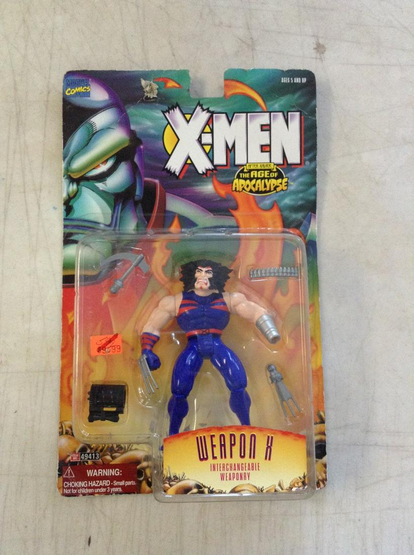 X Men after xavier the age of apocalypse Weapon X in box 1995: X Men after xavier the age of apocalypse Weapon X in box 1995