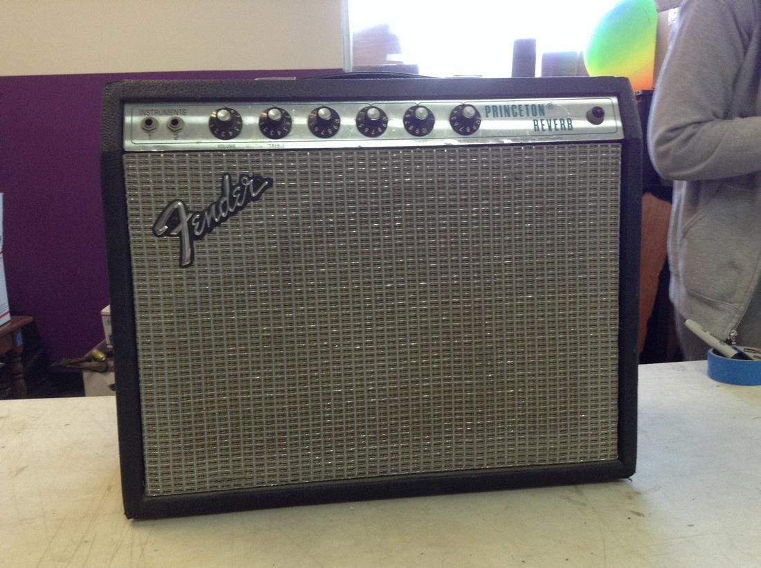 Vintage Fender Princeton Reverb Guitar Amp (1 of 1)