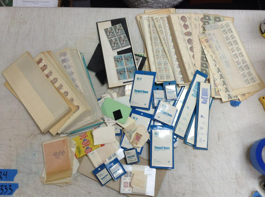 Large Lot of Stamps and Stamp Mounts (1 of 1)