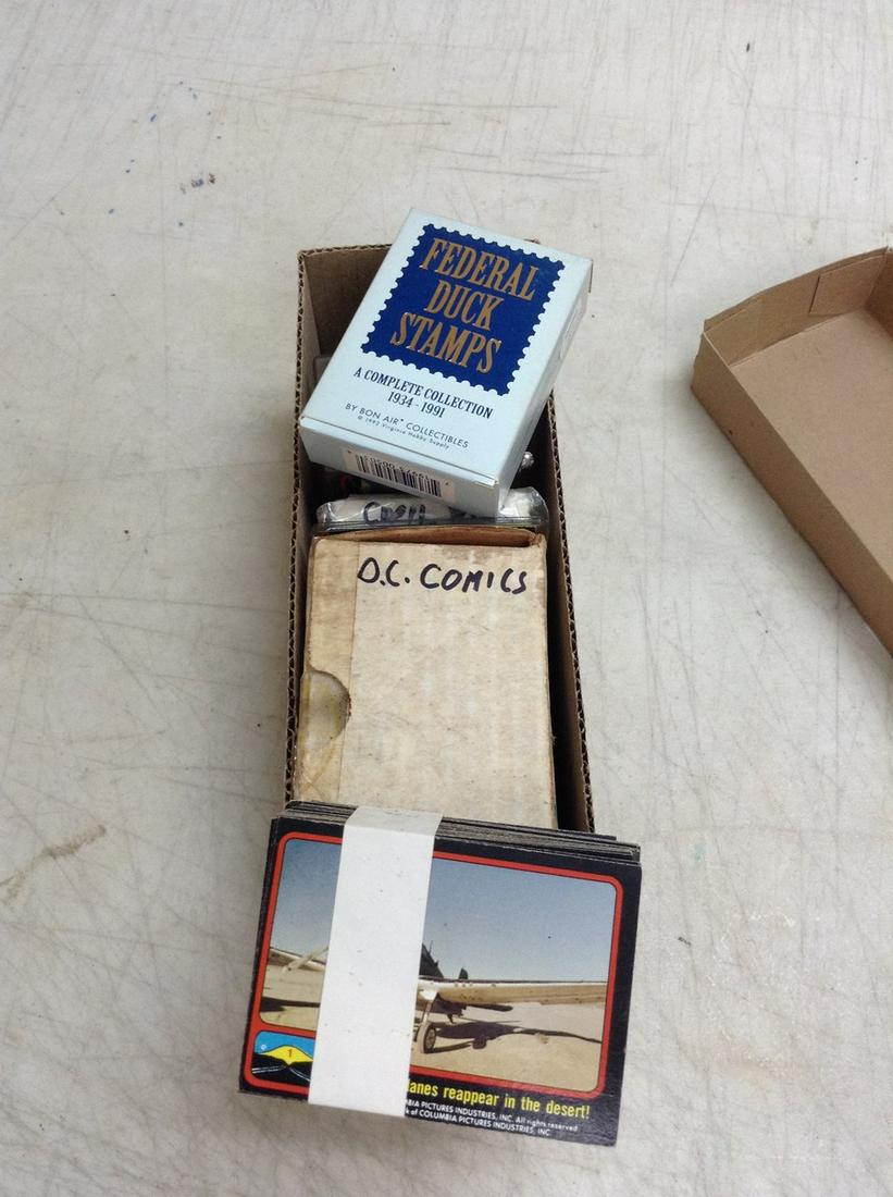 Large Lot of Assorted Collectible Cards incl. Civil War, DC Comics, Federal Duck Stamps (1 of 1)