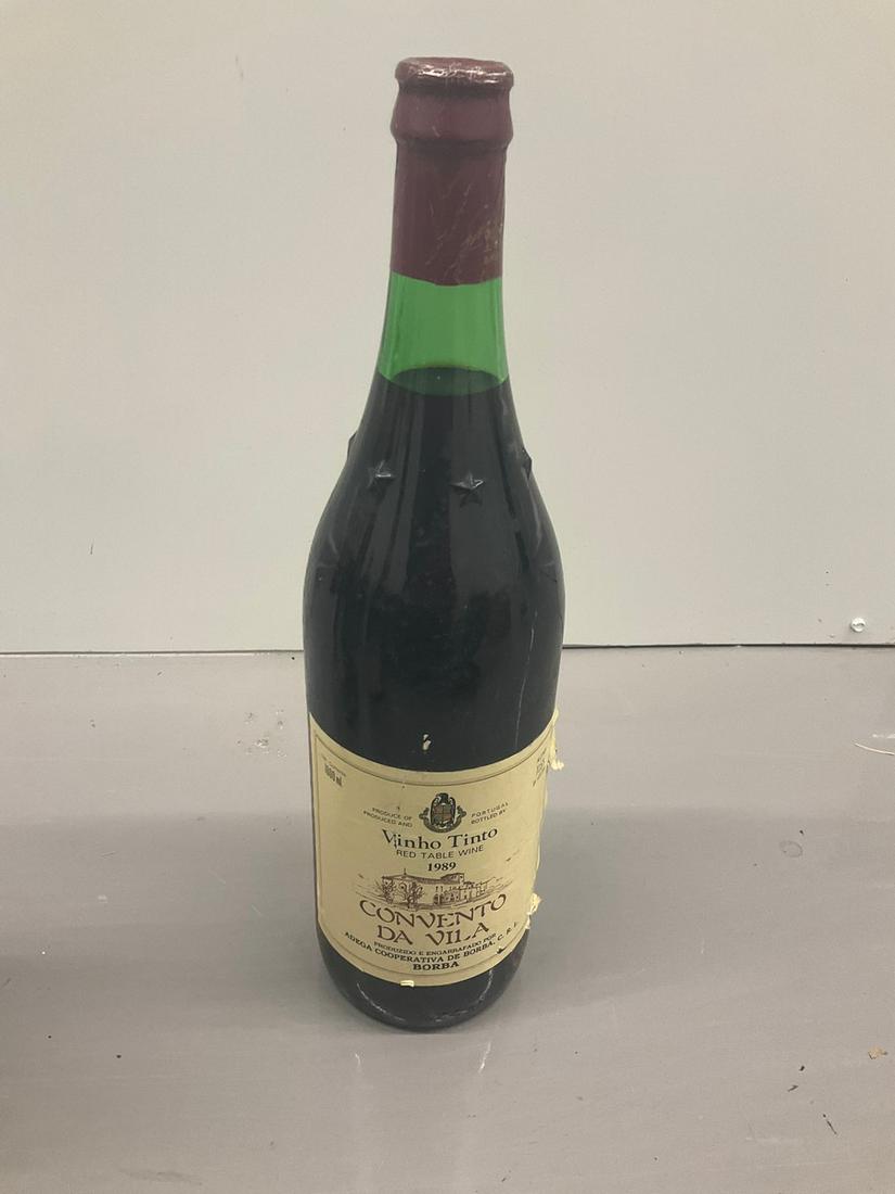 1989 Vinho Tinto Convento Da Vila Red Table Wine 1000ml-seal unbroken: 1989 Vinho Tinto Convento Da Vila Red Table Wine 1000ml-seal unbroken