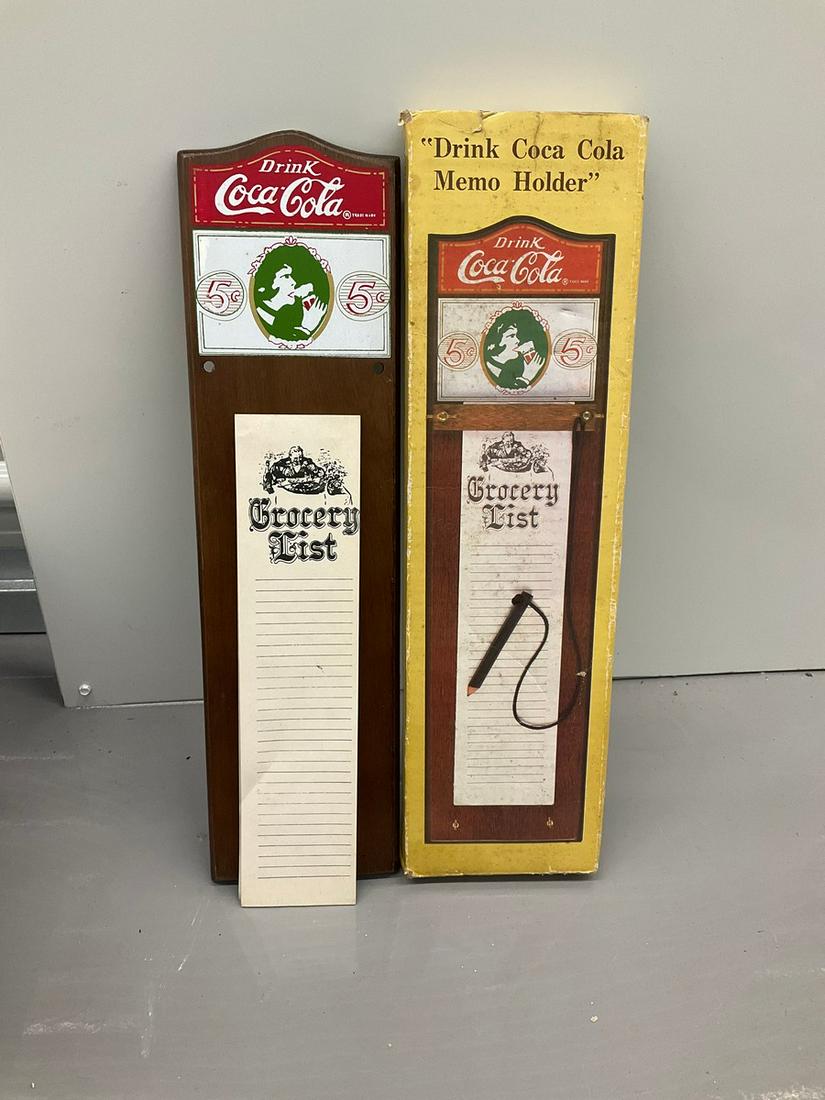 Vintage "Drink Coca Cola" Memo Holder (1 of 1)