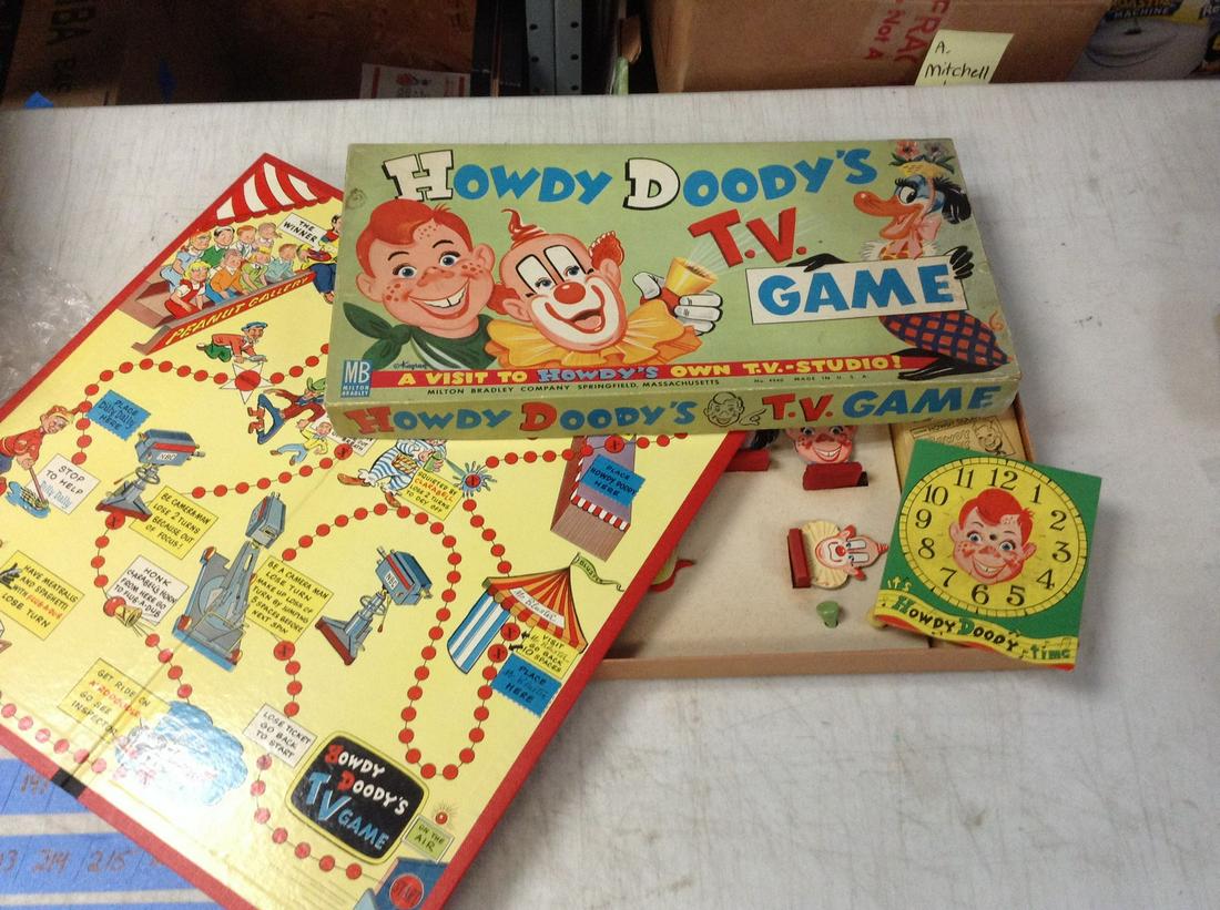Howdy Doody's T.V Game, by Milton Bradley (1 of 1)
