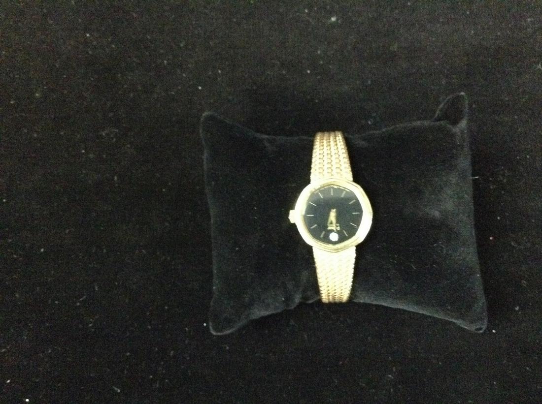 Pulsar gold-tone wristwatch with octagonal face, Japan, Recently Serviced (1 of 2)