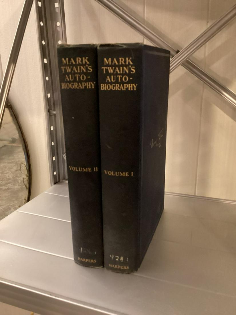 1924 First Edition Mark Twain's Autobiography Vol. I & II (1 of 1)