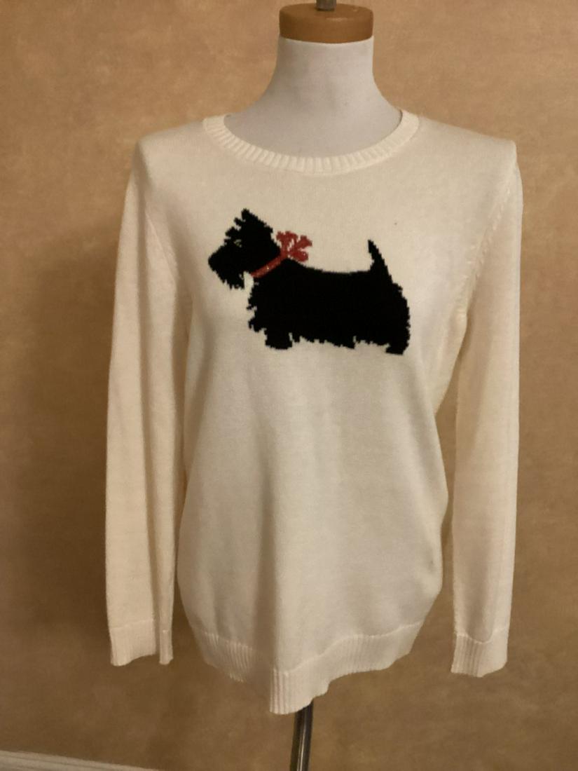Scottish Terrier Sweater Size L (1 of 1)