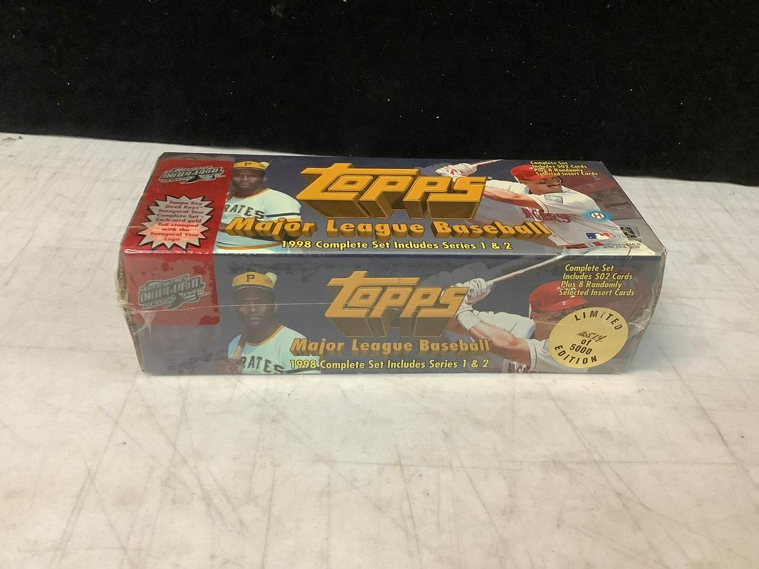 Topps 1998 Series 1 and 2 Limited Edition Numbered and Sealed Baseball Cards (1 of 1)