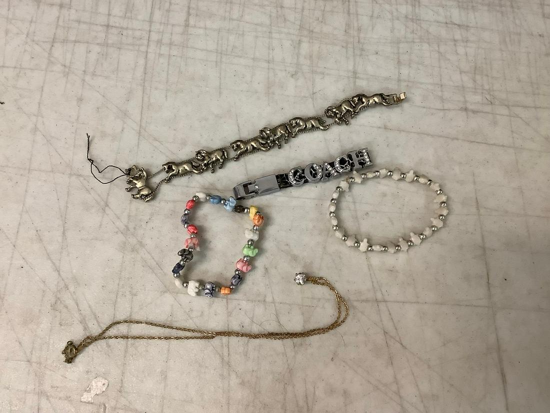 Lot of Costume Jewelry incl Horse Bracelet: Lot of Costume Jewelry incl Horse Bracelet