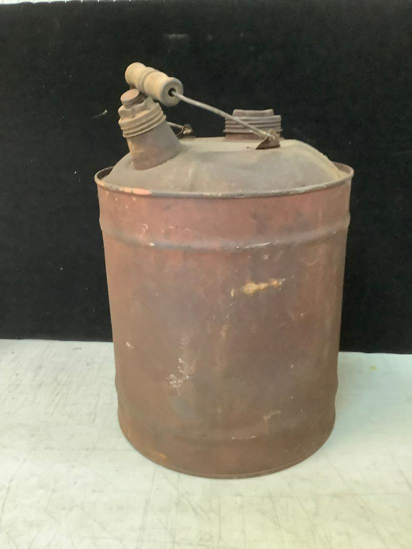 Vintage Gas Canister: 16" Tall